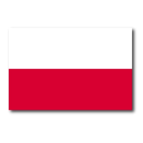 Poland Polish Flag Car Magnet Decal - 4 x 6 Heavy Duty for Car Truck SUV …