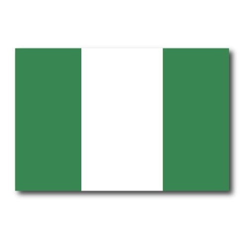 Nigeria Nigerian Flag Car Magnet Decal - 4 x 6 Heavy Duty for Car Truck SUV …