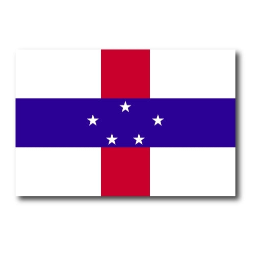 Netherlands Antilles Flag Car Magnet Decal - 4 x 6 Heavy Duty for Car Truck SUV …