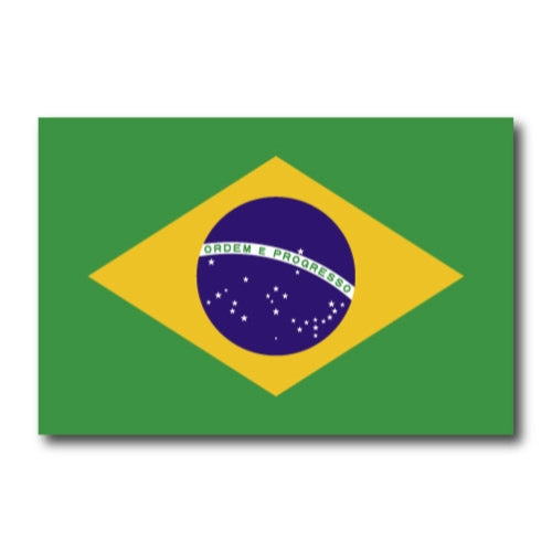 Brazil Brazilian Flag Car Magnet Decal - 4 x 6 Heavy Duty for Car Truck SUV