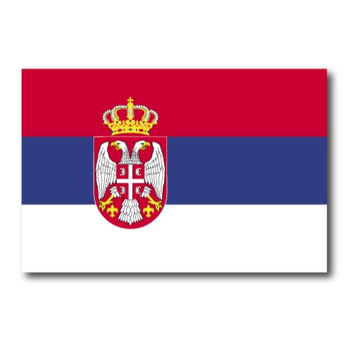 Serbia Flag Car Magnet Decal - 4 x 6 Heavy Duty for Car Truck SUV …