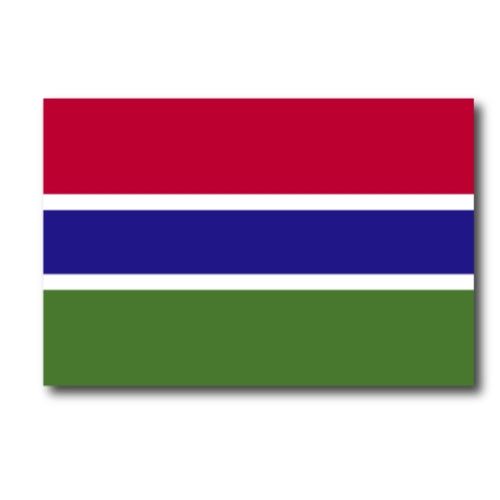 Gambia Flag Car Magnet Decal - 4 x 6 Heavy Duty for Car Truck SUV …