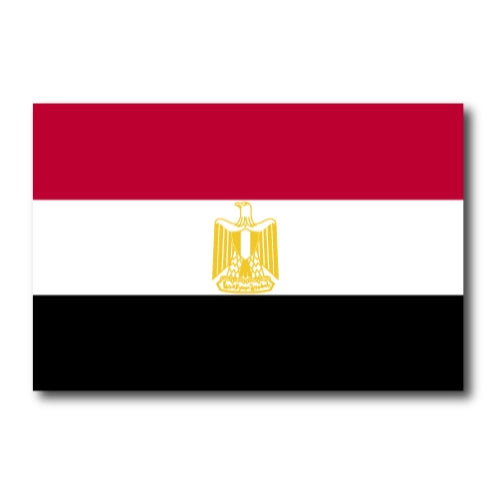 Egypt Egyptian Flag Car Magnet Decal - 4 x 6 Heavy Duty for Car Truck SUV
