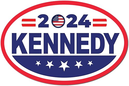 Magnet Me Up Robert F. Kennedy Jr. Independent Party Democratic Party Political Election Magnet Decal, 4x6 inch, Heavy Duty Automotive for Car, Truck, SUV, 2024 Election Gift, Crafted in USA