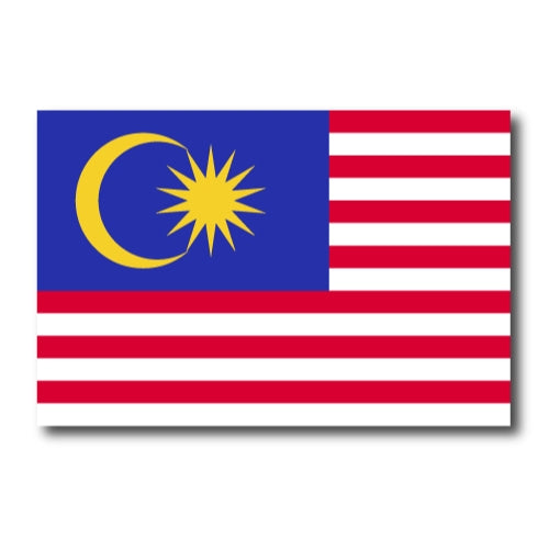 Malaysia Malaysian Flag Car Magnet Decal - 4 x 6 Heavy Duty for Car Truck SUV …