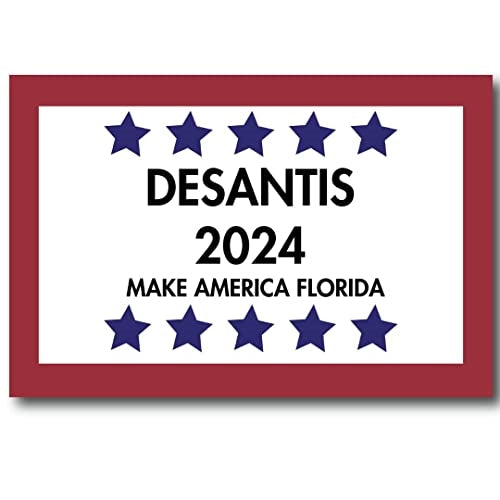 Magnet Me Up Desantis 2024 Magnet Decal, 4x6 Inches, Heavy Duty Automotive Magnet for Car Truck SUV