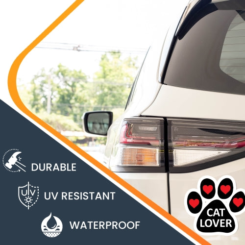 Magnet Me Up Cat Lover Pawprint Car Magnet 5" Paw Print Auto Truck Decal Magnet …