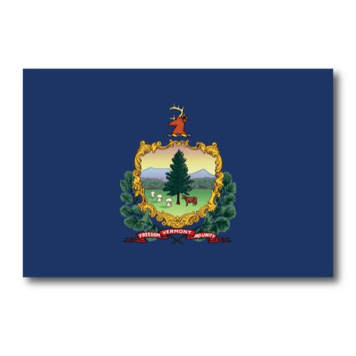Vermont Car Magnet US State Flag Refrigerator Locker SUV Heavy Duty Waterproof… …