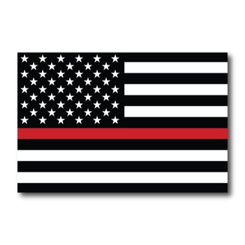 Magnet Me Up Thin Red Line American Flag Magnet Decal-4x6 Heavy Duty for Car Truck SUV-In Support of Our Firefighters and Local Fire Departments