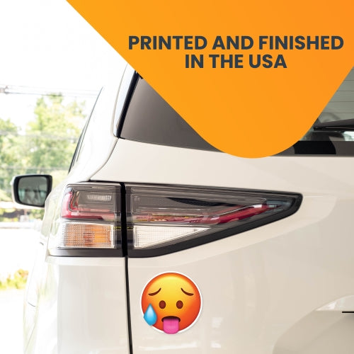 Hot Emoticon Magnet Decal Perfect for Car Truck or SUV