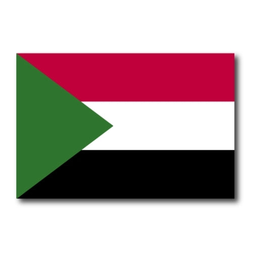 Sudan Sudanese Flag Car Magnet Decal - 4 x 6 Heavy Duty for Car Truck SUV …
