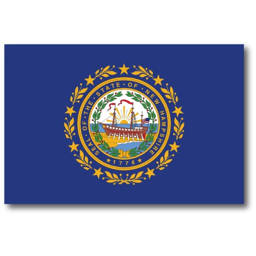 New Hampshire Car Magnet US State Flag Refrigerator Locker SUV Heavy Duty Waterproof… …