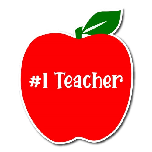 Magnet Me Up #1 Teacher 5 x 4.5 Apple Magnet