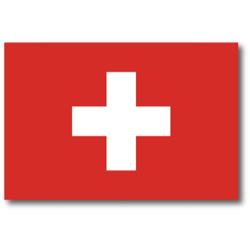 Switzerland Swiss Flag Car Magnet Decal 4 x 6 Heavy Duty for Car Truck SUV