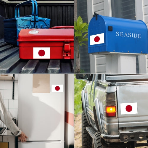 Japan Japanese Flag Car Magnet Decal - 4 x 6 Heavy Duty for Car Truck SUV