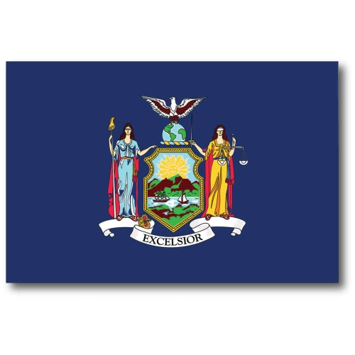 New York Car Magnet US State Flag Refrigerator Locker SUV Heavy Duty Waterproof… …