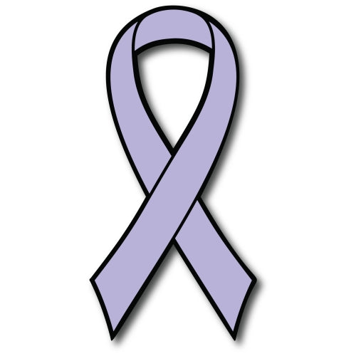 Lavender All Cancer Awareness Ribbon Car Magnet Decal Heavy Duty Waterproof …