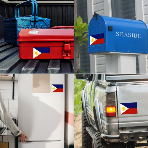 Phillipines Flag Car Magnet Decal - 4 x 6 Heavy Duty for Car Truck SUV