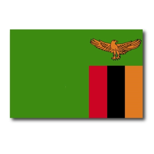 Zambia Flag Car Magnet Decal - 4 x 6 Heavy Duty for Car Truck SUV …