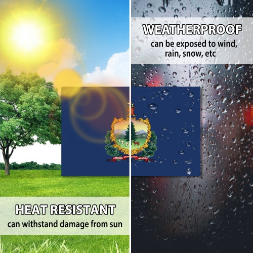 Vermont Car Magnet US State Flag Refrigerator Locker SUV Heavy Duty Waterproof… …