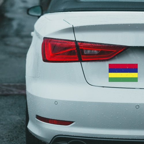 Mauritius Flag Car Magnet Decal - 4 x 6 Heavy Duty for Car Truck SUV