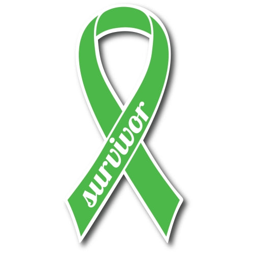 Magnet Me Up Kelly Green Gallbladder Survivor Ribbon Car Magnet Decal Heavy Duty Waterproof