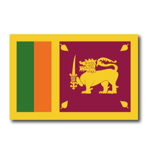 Sri Lanka Flag Car Magnet Decal - 4 x 6 Heavy Duty for Car Truck SUV …
