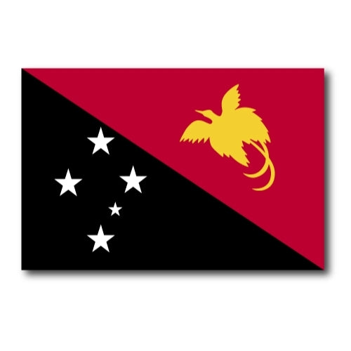 Papua New Guinea Flag Car Magnet Decal - 4 x 6 Heavy Duty for Car Truck SUV …