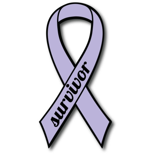 Lavender All Cancer Survivor Ribbon Car Magnet Decal Heavy Duty Waterproof …