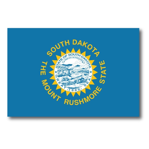 South Dakota Car Magnet US State Flag Refrigerator Locker SUV Heavy Duty Waterproof… …