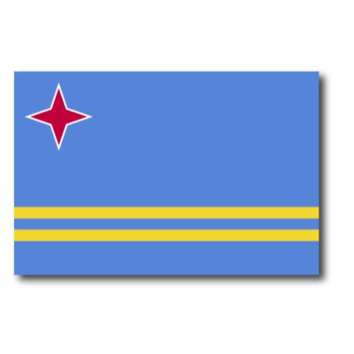 Aruba Flag Car Magnet Decal - 4 x 6 Heavy Duty for Car Truck SUV …