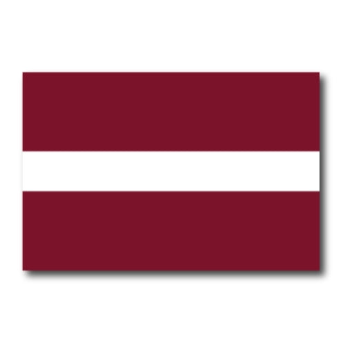 Latvia Latvian Flag Car Magnet Decal - 4 x 6 Heavy Duty for Car Truck SUV