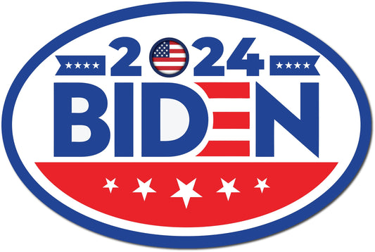 Magnet Me Up Joseph Joe Biden 2024 Democratic Party Political Election Magnet Decal, 4x6 inch, Heavy Duty Automotive for Car, Truck, SUV, Or Any Other Magnetic Surface, Election Gift, Crafted in USA