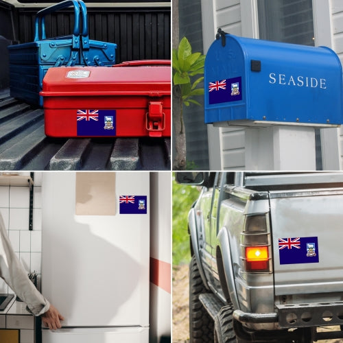 Falkland Islands Flag Car Magnet Decal - 4 x 6 Heavy Duty for Car Truck SUV …