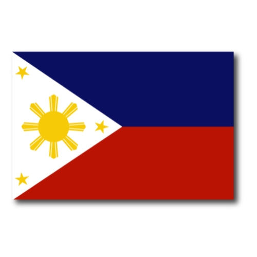 Phillipines Flag Car Magnet Decal - 4 x 6 Heavy Duty for Car Truck SUV