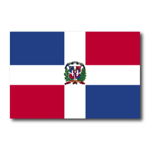 Dominican Republic Flag Car Magnet Decal - 4 x 6 Heavy Duty for Car Truck SUV …
