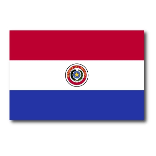 Paraguay Flag Car Magnet Decal - 4 x 6 Heavy Duty for Car Truck SUV
