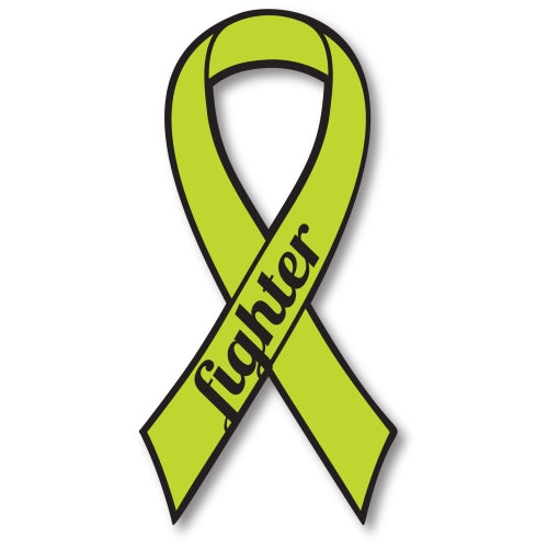 Lime Lymphoma Cancer Fighter Ribbon Car Magnet Decal Heavy Duty Waterproof …