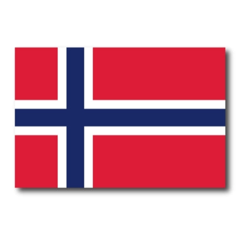 Norway Norwegian Flag Car Magnet Decal - 4 x 6 Heavy Duty for Car Truck SUV …