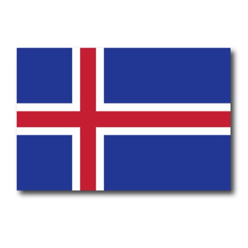 Iceland Flag Car Magnet Decal - 4 x 6 Heavy Duty for Car Truck SUV …