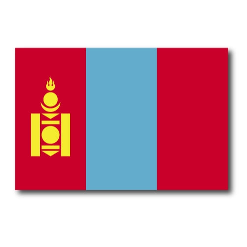 Mongolia Mongolian Flag Car Magnet Decal - 4 x 6 Heavy Duty for Car Truck SUV …