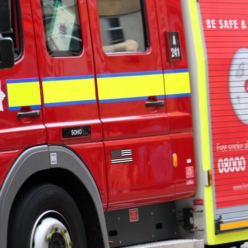 Thin Red Line American Flag Magnet Decal 3x5 Heavy Duty for Car Truck SUV - in Support of Our Firefighters and Local Fire Departments