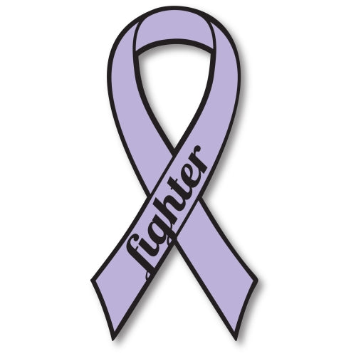 Lavender All Cancer Fighter Ribbon Car Magnet Decal Heavy Duty Waterproof …