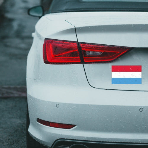 Luxembourg Flag Car Magnet Decal - 4 x 6 Heavy Duty for Car Truck SUV