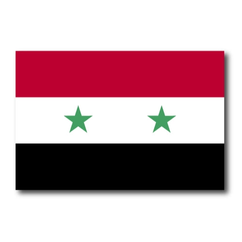 Syria Syrian Flag Car Magnet Decal - 4 x 6 Heavy Duty for Car Truck SUV