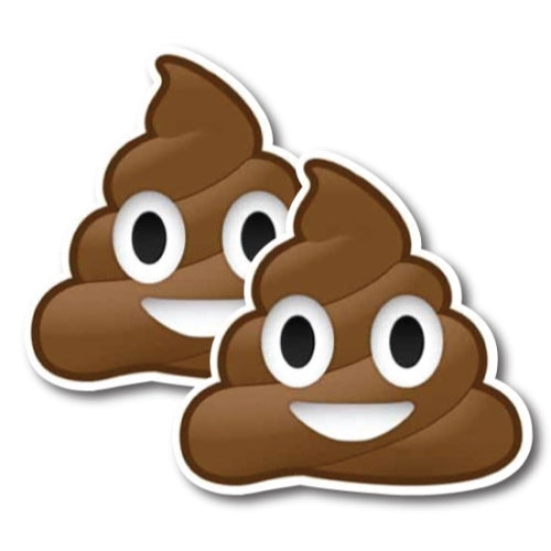 Poop Emoticon  2 pack (EM-6)