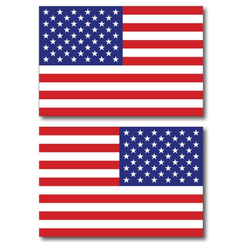 Magnet Me Up American Flag Car Magnet Decal -4x6 Opposing Heavy Duty for Car Truck SUV