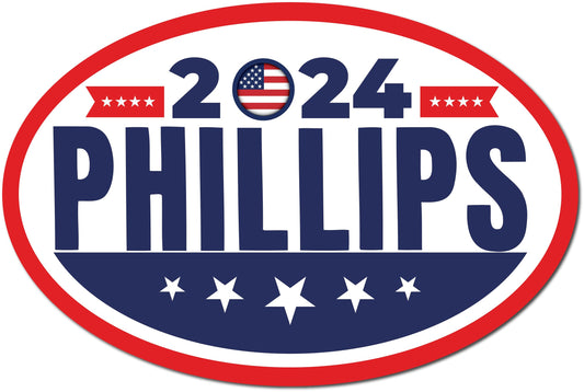 Magnet Me Up Dean Phillips 2024 Democratic Party Political Election Magnet Decal, 4x6 inch, Heavy Duty Automotive for Car, Truck, SUV, Or Any Other Magnetic Surface, Election Gift, Crafted in USA