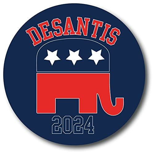 Magnet Me Up Desantis 2024 Republican Party Magnet Decal, 5 Inch, Heavy Duty Automotive Magnet for Car Truck SUV Or Any Other Magnetic Surface
