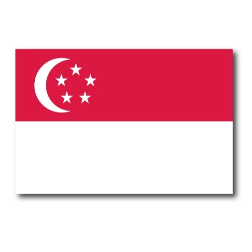 Singapore Flag Car Magnet Decal - 4 x 6 Heavy Duty for Car Truck SUV …